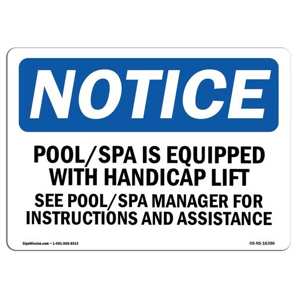 Safety Sign, OSHA Notice, 12